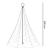 Choinka z lampek 300 cm 500 LED, multicolor