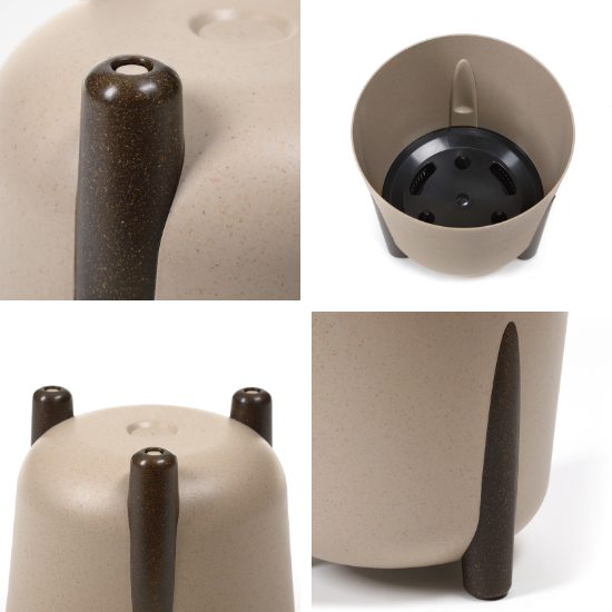 Doniczka okrągła na nóżkach FRIDA