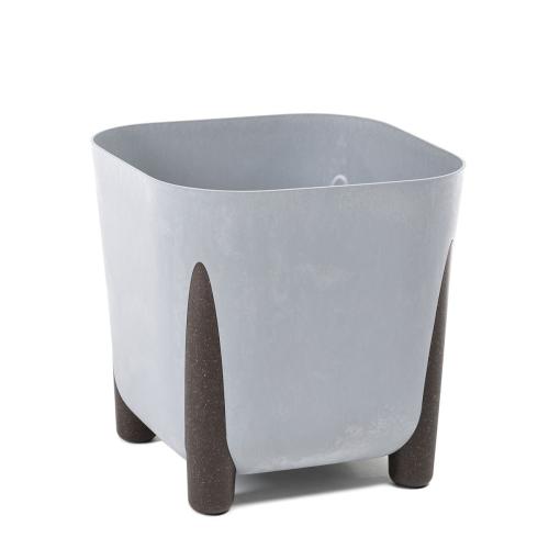 Doniczka kwadratowa na nóżkach FRIDA ECO 210, beton