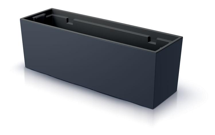 Doniczka podłużna Urbi DUC600 z wkładem antracytowa