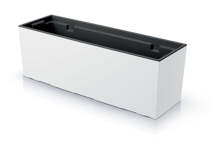 Doniczka podłużna Urbi DUC600 z wkładem, biała