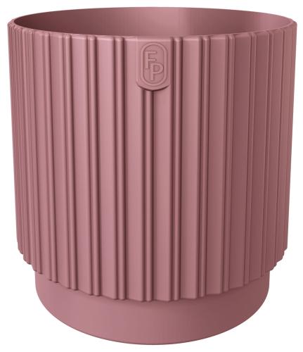 Doniczka okrągła Mika Cyli Petit 18, różowy