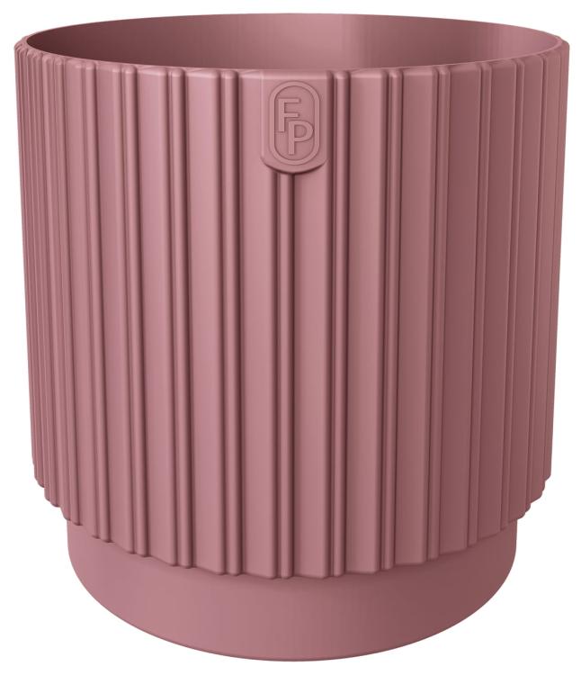 Doniczka okrągła Mika Cyli Petit 18, różowy