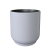 Doniczka ogrodowa Satina 30 z wkładem, platyna