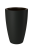 Doniczka ogrodowa Gobi Slim 30 z wkładem, głęboka czerń