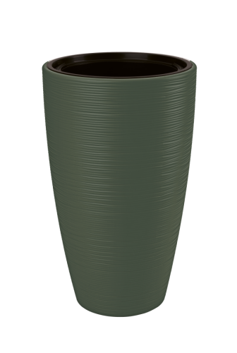 Doniczka ogrodowa Gobi Slim 30 z wkładem, zielona herbata