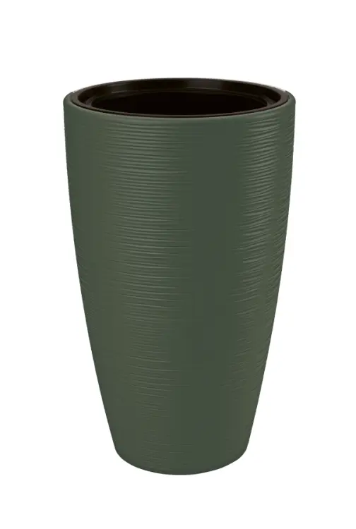 Doniczka ogrodowa Gobi Slim 30 z wkładem, zielona herbata