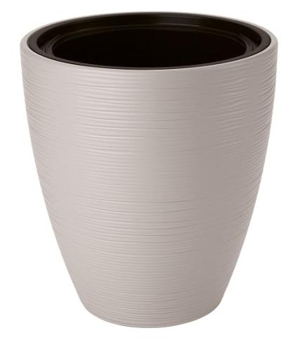 Doniczka ogrodowa Gobi 30 z wkładem, jasnoszary