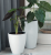 Doniczka ogrodowa Gobi 30 z wkładem, biała