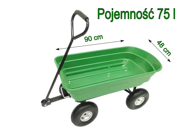 Wózek ogrodowy wywrotka 75 l