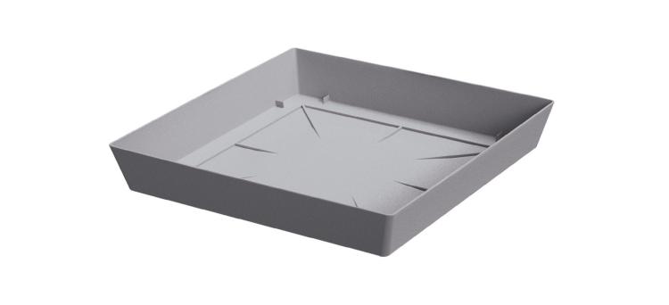 Podstawka kwadratowa doniczki Lofly PPLFQ165 szara