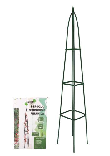 PERGOLA OGRODOWA PIRAMIDA 200 cm 31 x 31 + KOTWY MOCUJĄCE