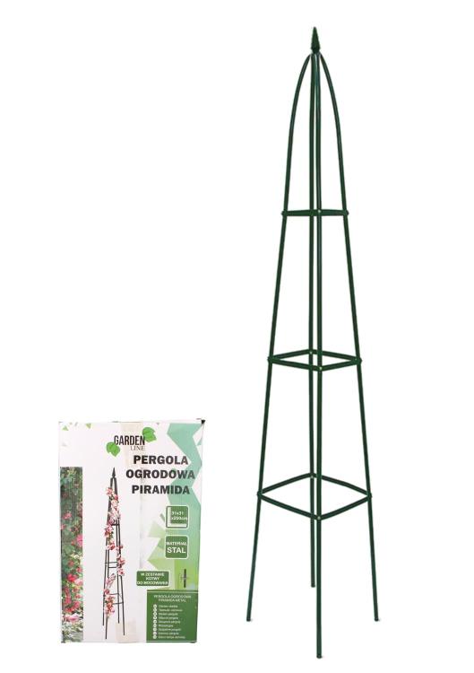 PERGOLA OGRODOWA PIRAMIDA 200 cm 31 x 31 + KOTWY MOCUJĄCE