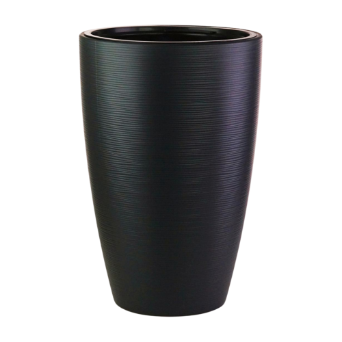 Doniczka ogrodowa Gobi Slim 40 z wkładem, antracyt