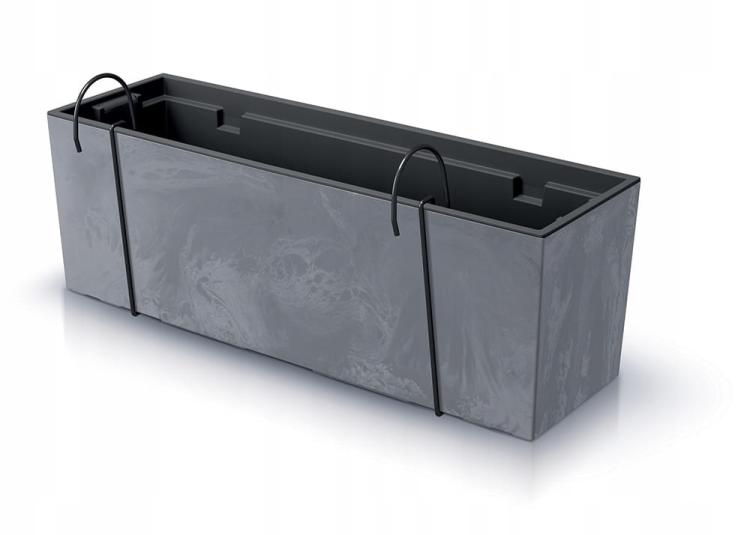 Doniczka balkonowa Urbi Beton Effect DUC600EW, marengo