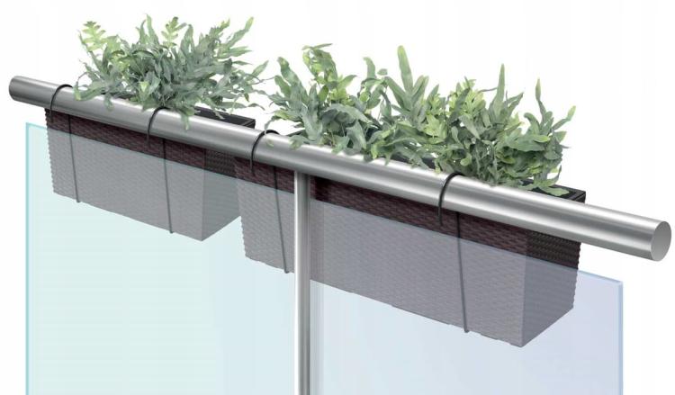 Doniczka balkonowa Urbi Beton Effect DUC600EW, beton