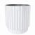 Doniczka ogrodowa Mika Cyli 40 z wkładem, biały
