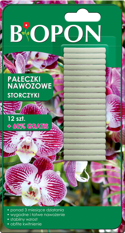 Pałeczki nawozowe do storczyków 10 szt, Bopon