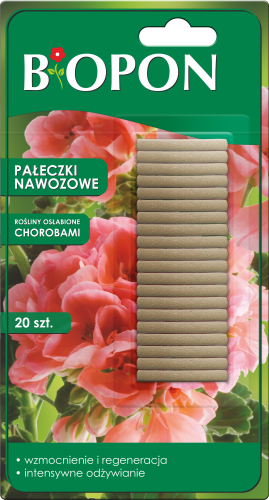 Pałeczki nawozowe do roślin osłabionych chorobami, Bopon