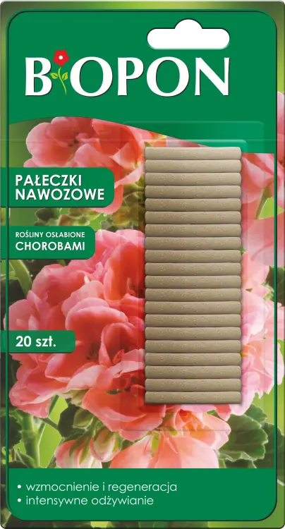 Pałeczki nawozowe do roślin osłabionych chorobami, Bopon