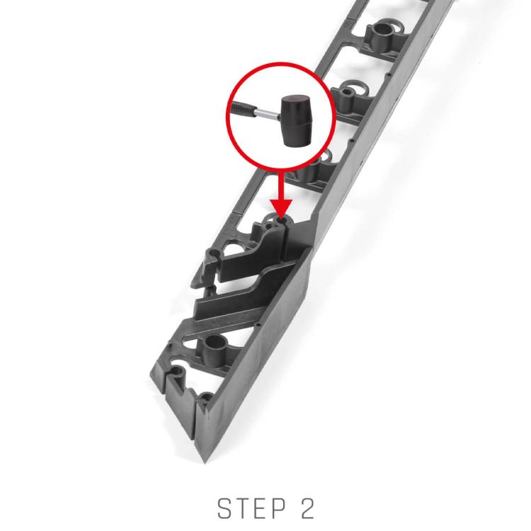 złącze do obrzeży trawnikowych