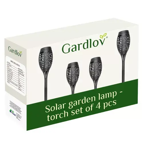 lampa solarna pochodnia do ogrodu