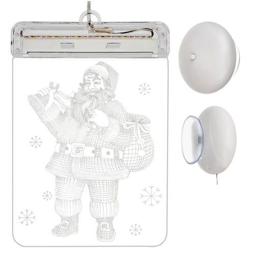 świąteczna ozdoba led mikołaj