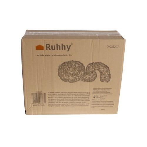 biała girlanda choinkowa