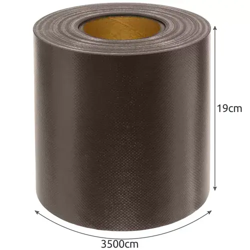 brązowa taśma ogrodzeniowa