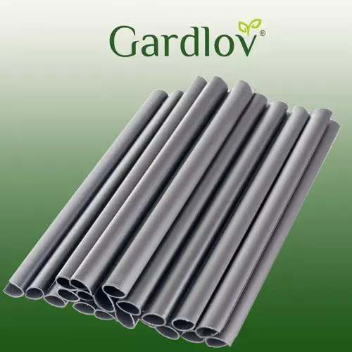 szare klipsy do taśmy ogrodzeniowej