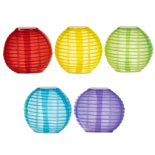 kolorowa girlanda solarna