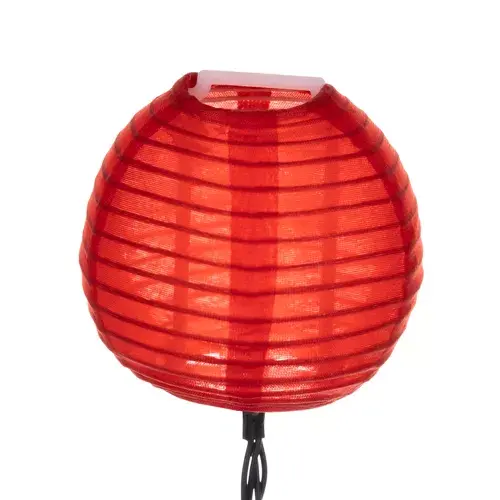 kolorowa girlanda solarna