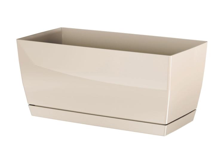 Doniczka podłużna, połysk COUBI DUPP400 z podstawką