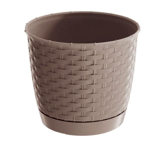 Doniczka RATOLLA okrągła DRLO220 z podstawką