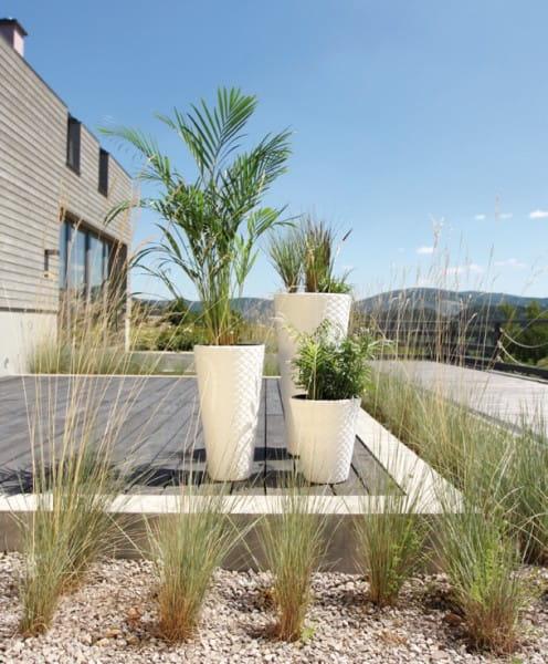 Doniczka wysoka ogrodowa Matuba Slim DPMT400 z wkładem