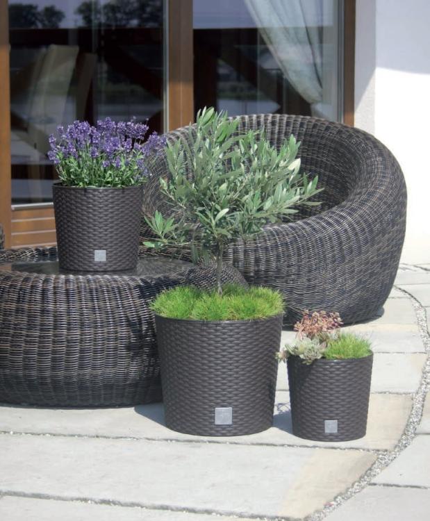 Doniczka Rato okrągła DRTUS200L z wkładem