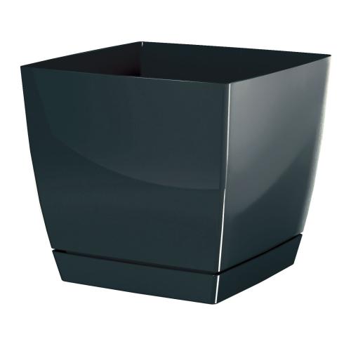 Doniczka COUBI DUKP210 z podstawką antracyt