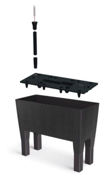 Doniczka na nóżkach, wysoka z nawadnianiem RATO Case DRTC600H