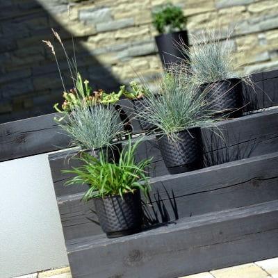 Doniczka RATOLLA okrągła DRLO220 z podstawką