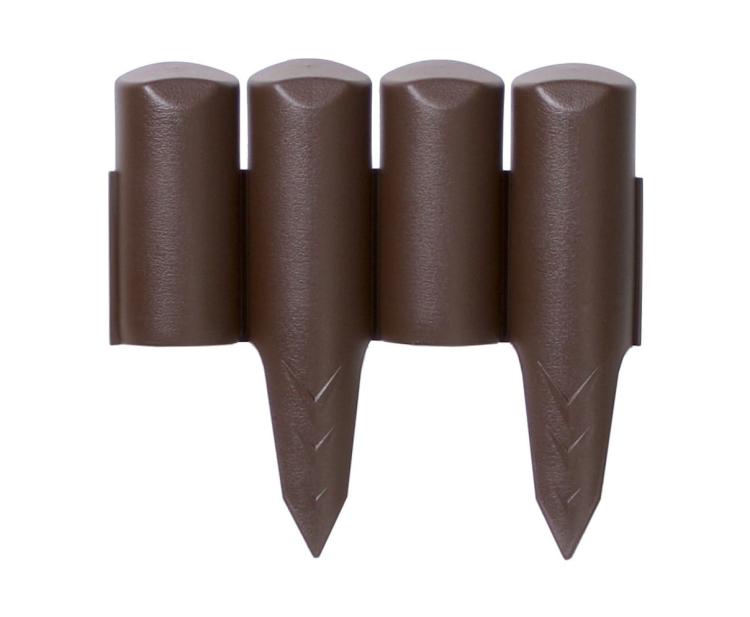 Palisada ogrodowa, obrzeże Border IPBO brązowa