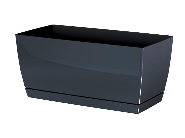 Doniczka podłużna, połysk COUBI DUPP400 z podstawką