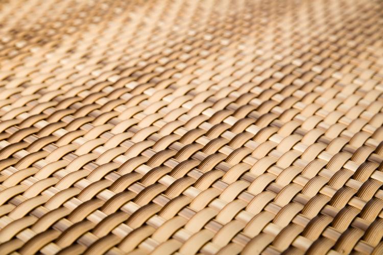 mata rattanowa RD08 słomkowa