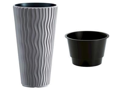 Doniczka wysoka Sandy Slim z wkładem DPSP350