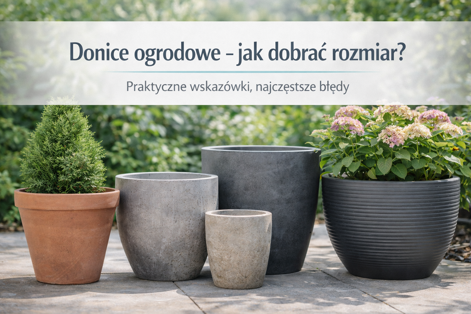 Donice ogrodowe – jak dobrać rozmiar?